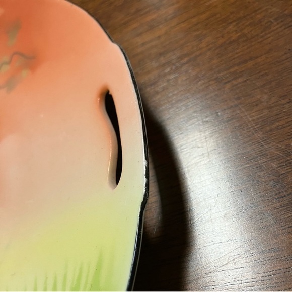 Antique PROV SXE E.S. Germany Porcelain Plate Hand Painted - Picture 4 of 7